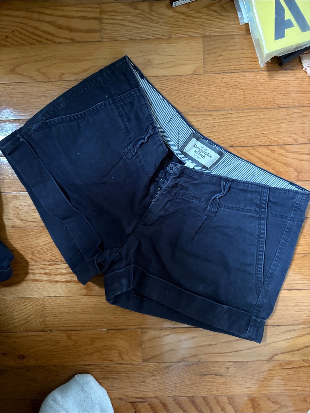 Abercrombie & Fitch Navy Women's Shorts